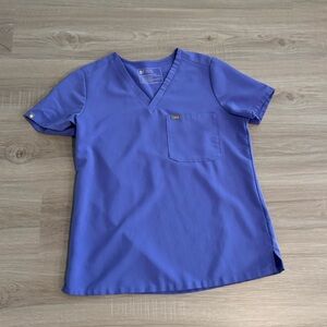 Figs Women’s Blueberry Scrub Top - Small